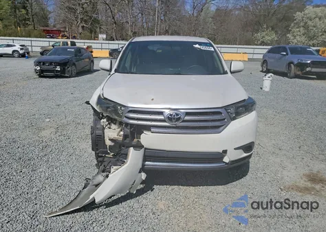2012 Toyota Highlander Base z USA, uszkodzony, nr VIN 5TDZA3EH2CS028582